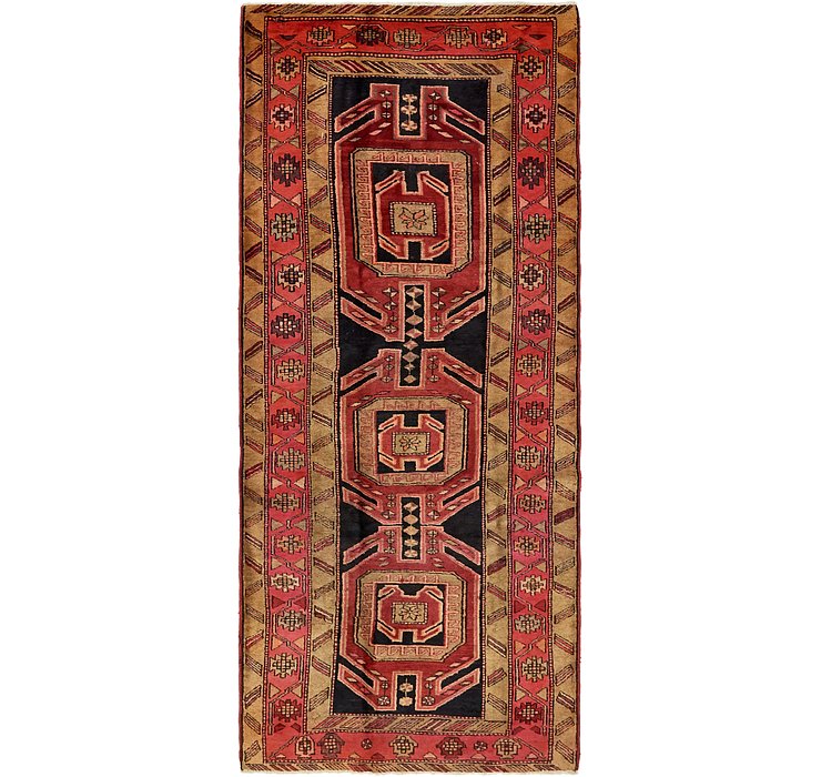 4' 3 x 10' Meshkin Persian Runner ...