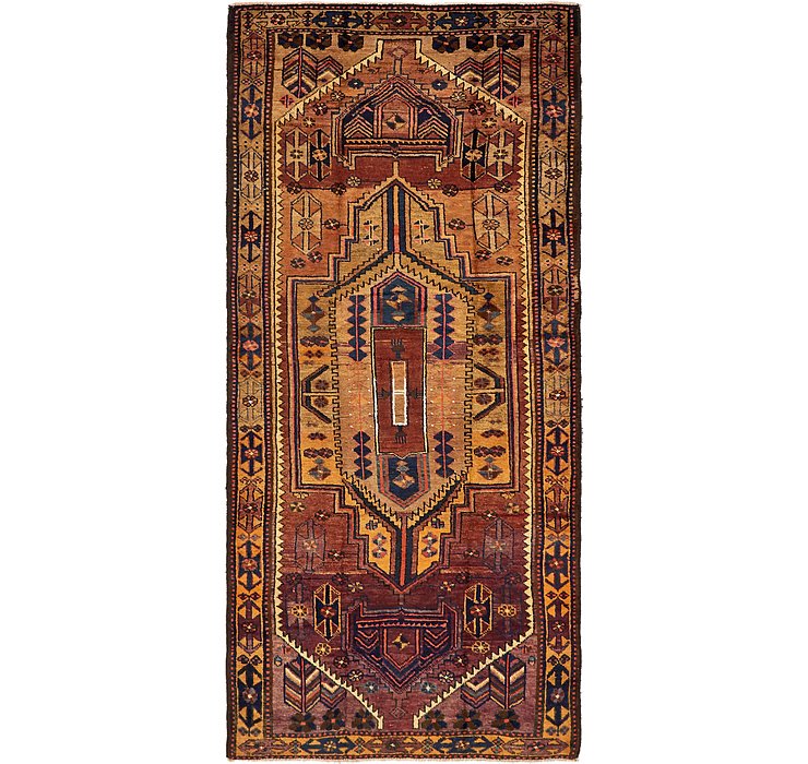 4' 7 x 10' 2 Shiraz-Lori Persian Run...
