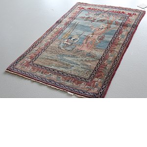 3' 3 x 5' 3 Kashan Persian Rug