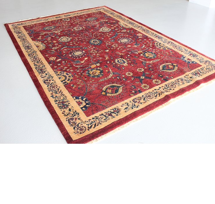 6' 9 x 9' 8 Meshkabad Persian Rug