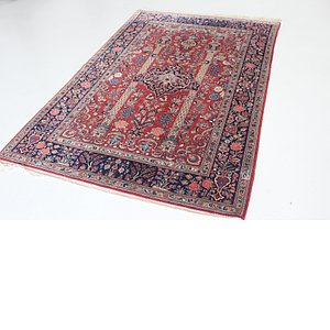 4' 3 x 6' 9 Kashan Persian Rug