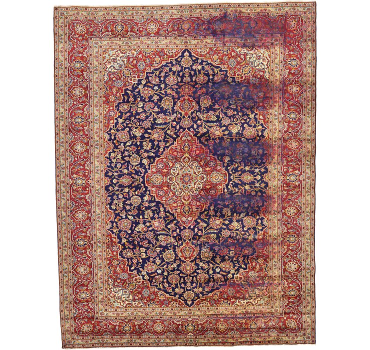 9' 8 x 12' 10 Kashan Persian Rug