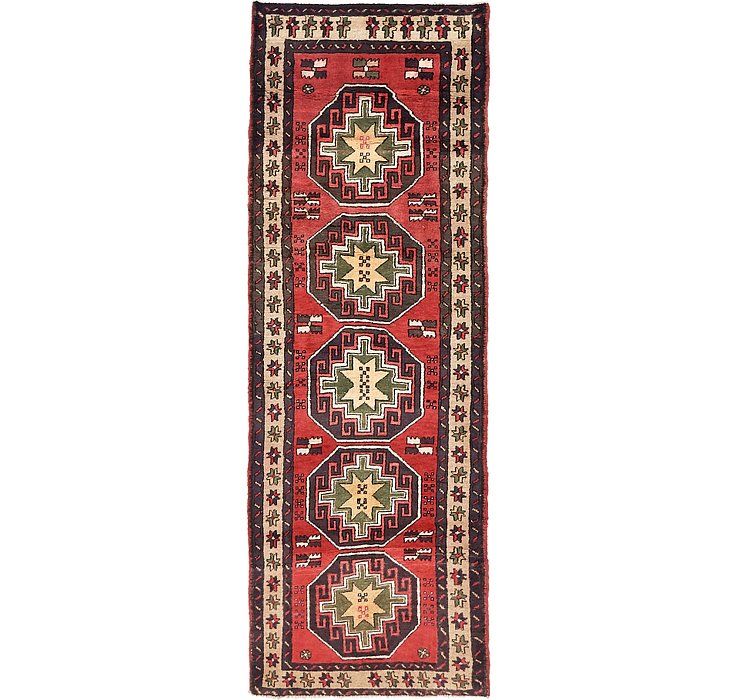3' 6 x 9' 11 Meshkin Persian Runner ...