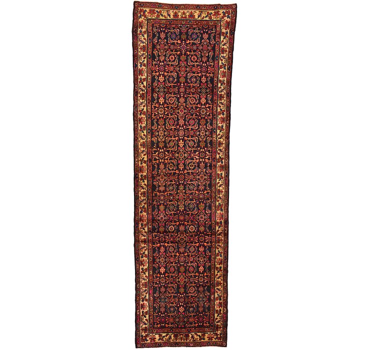 3' 8 x 13' 1 Hossainabad Persian Run...