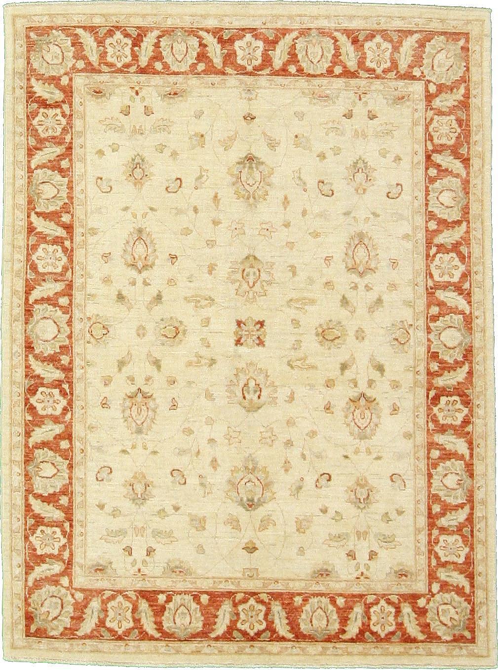 Ivory 5' x 6' 8 Peshawar Ziegler Oriental Rug Oriental Rugs eSaleRugs