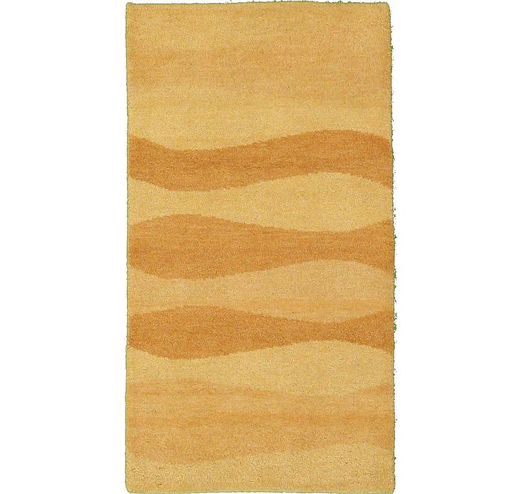 2' 11 x 5' 3 Indo Gabbeh Rug