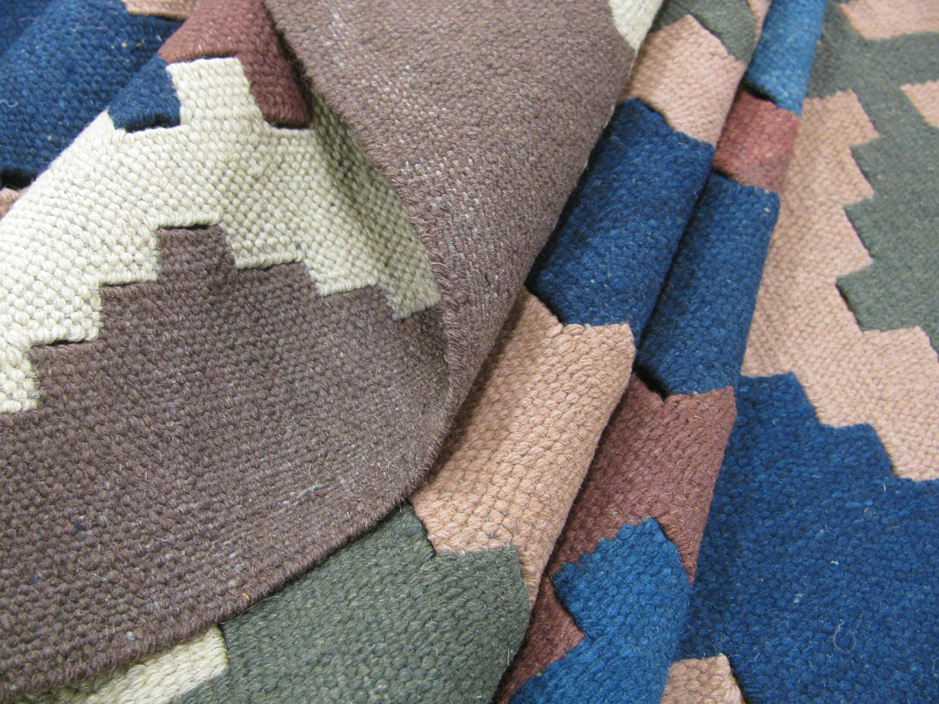 Navy Blue 7' 10 x 9' 9 Kilim Malatya Rug eSaleRugs