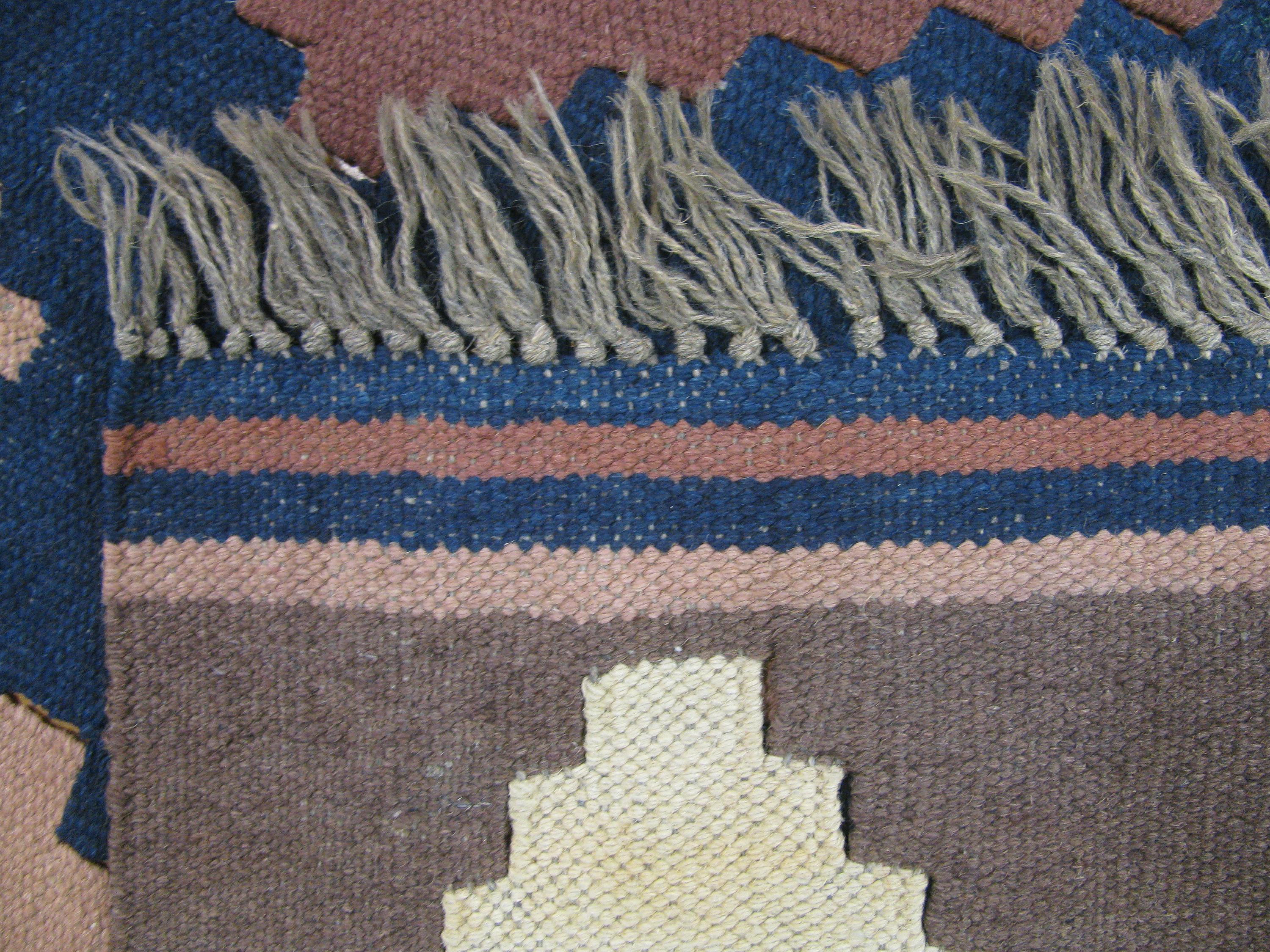 Navy Blue 7' 10 x 9' 9 Kilim Malatya Rug eSaleRugs