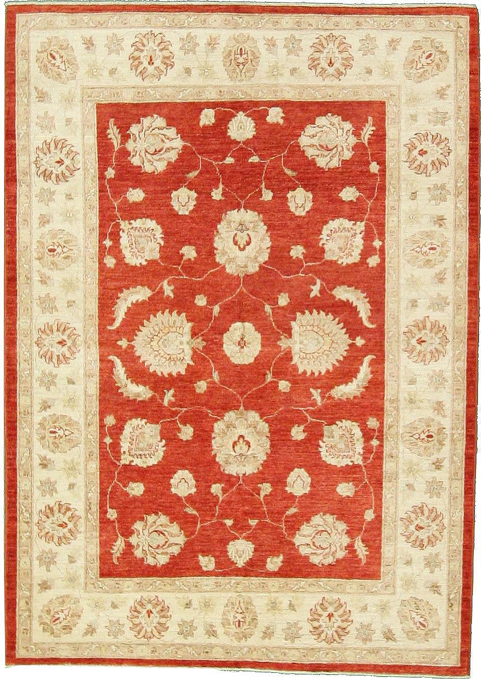 Red 5' 8 x 7' 10 Peshawar Ziegler Oriental Rug Oriental Rugs eSaleRugs