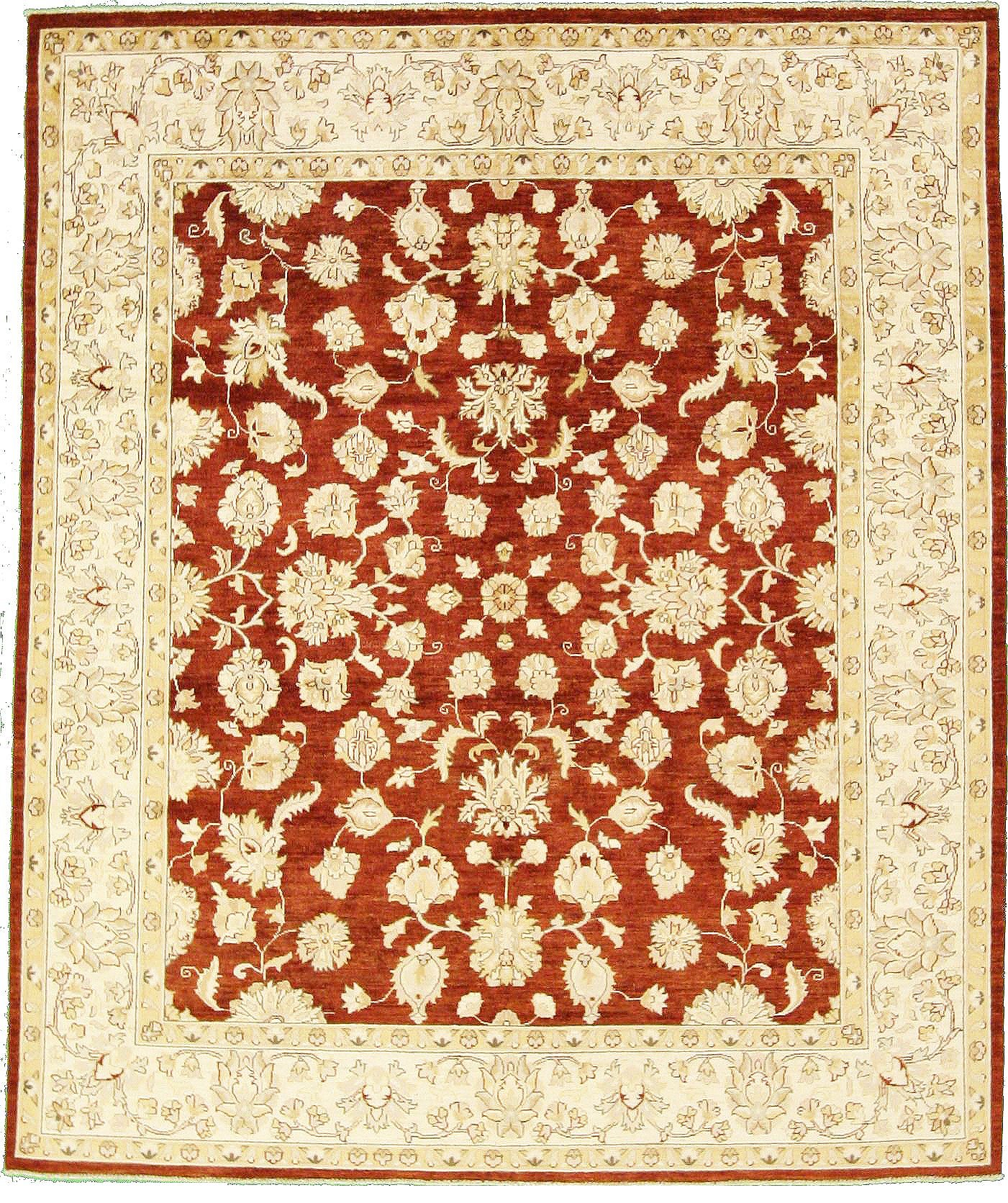 Red 8' 3 x 9' 9 Peshawar Ziegler Oriental Rug Oriental Rugs iRugs UK