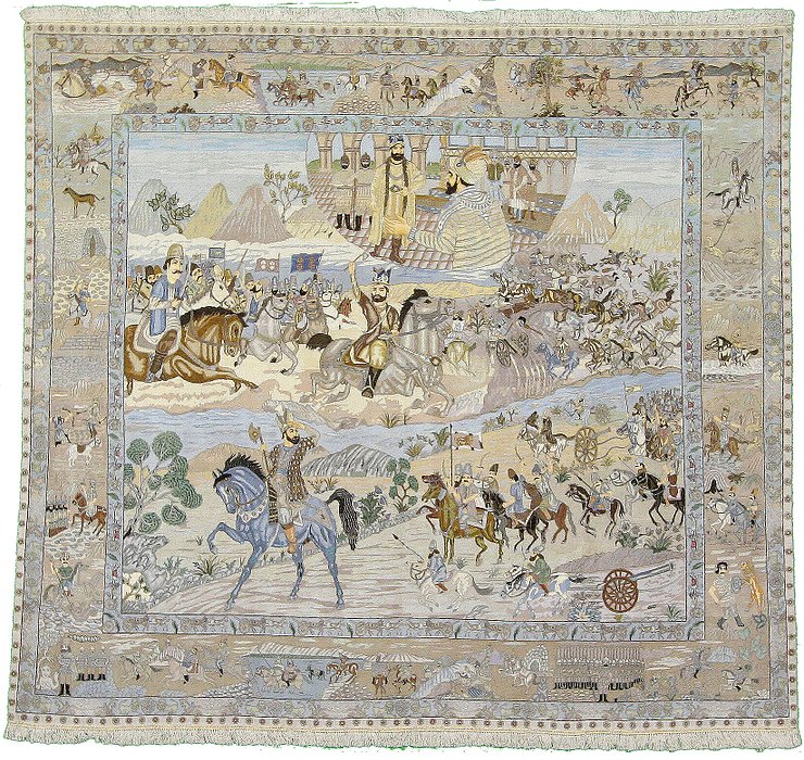 HandKnotted 8' 9 x 9' 5 Tabriz Persian Square Rug