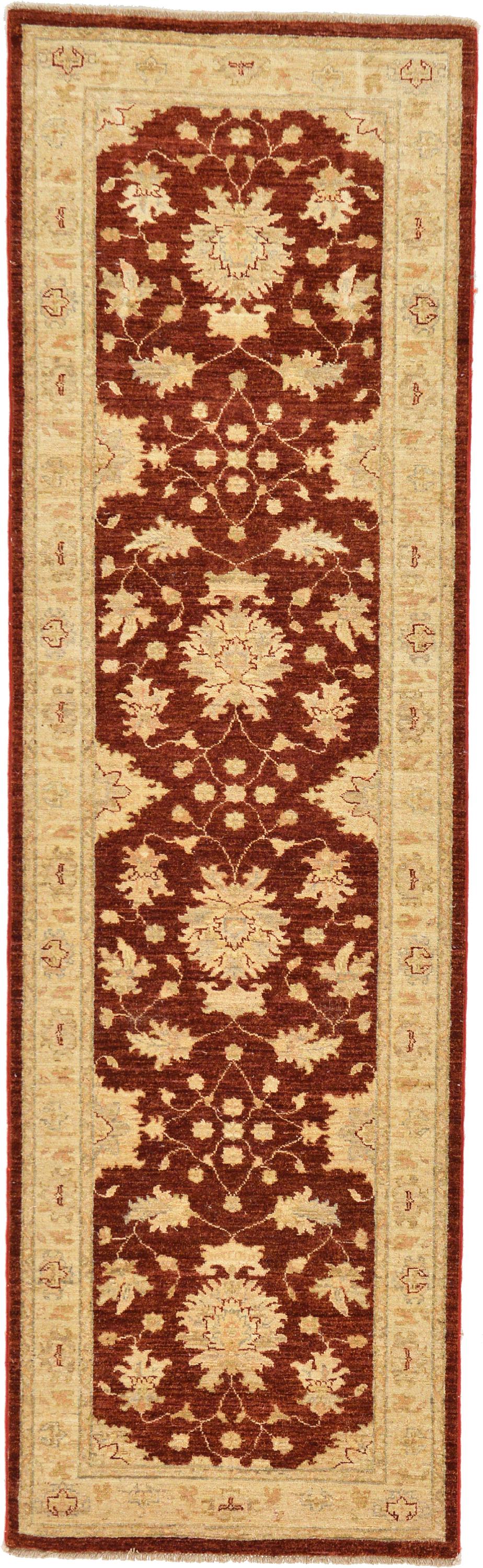 Red 2' 9 x 9' 1 Peshawar Ziegler Oriental Runner Rug eSaleRugs