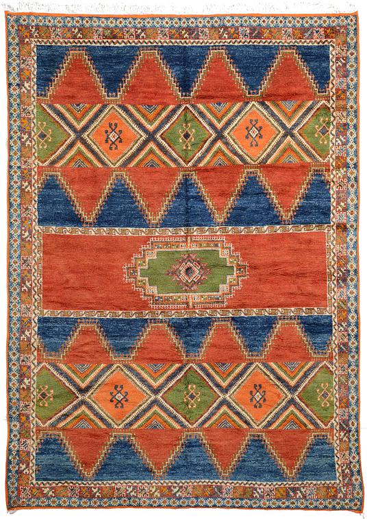 Navy Blue 8 5 X 11 7 Moroccan Rug Oriental Rugs Erugs Main Image Of Rug