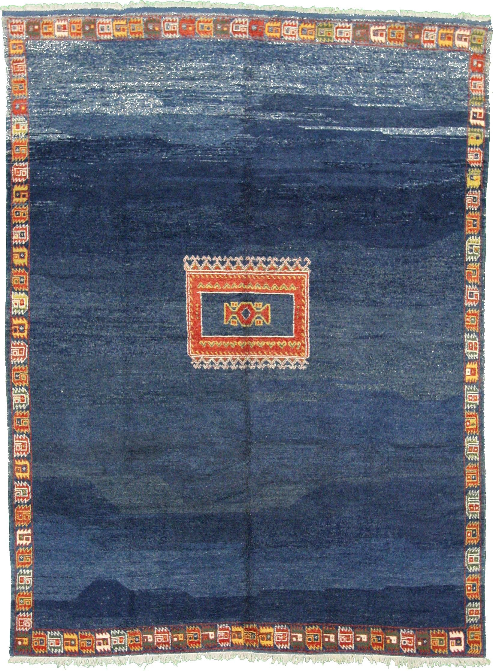 Navy Blue 9' 9 x 12' 10 Moroccan Rug eSaleRugs