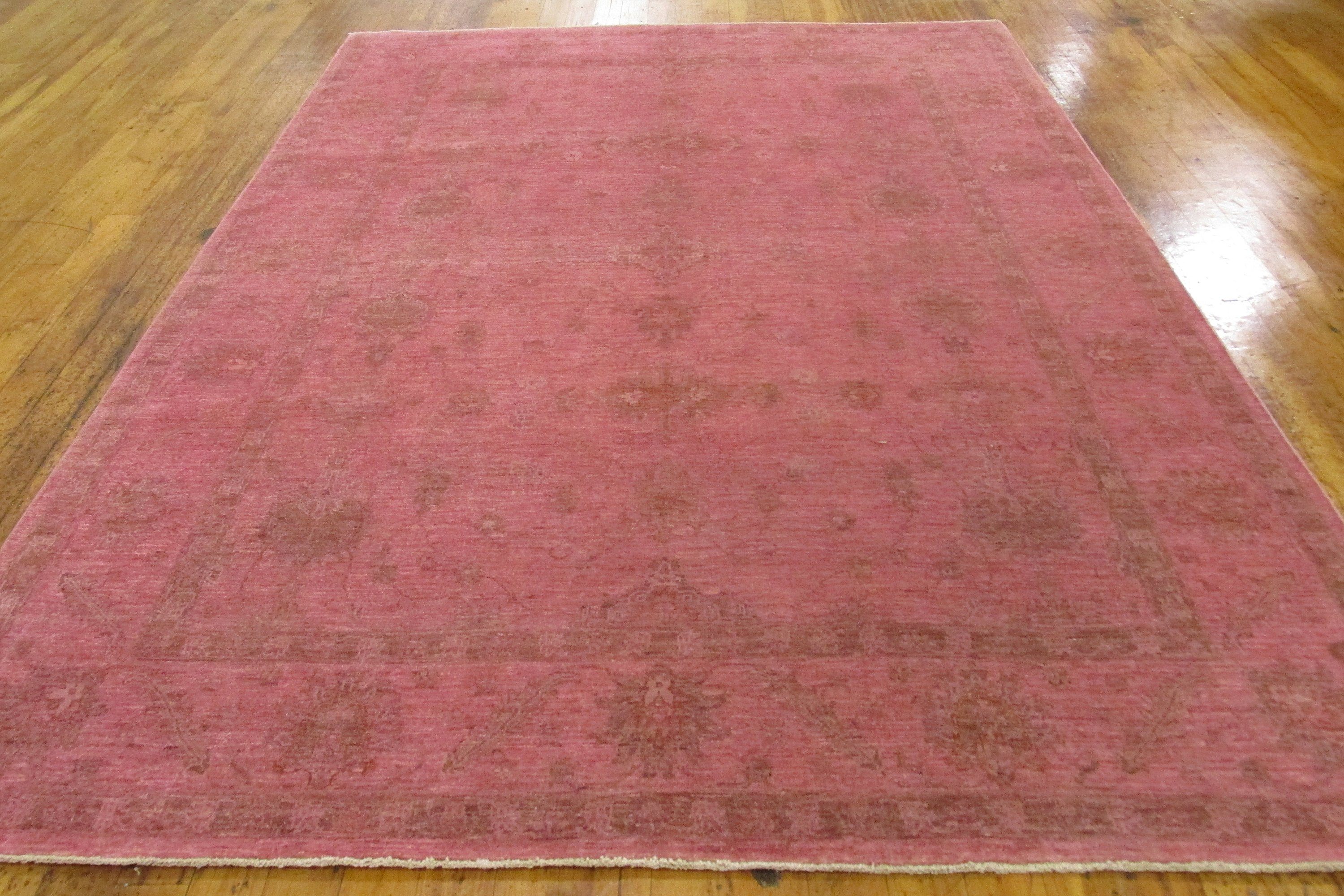 Pink 6' 10 x 9' 7 OverDyed Ziegler Oriental Rug Oriental Rugs