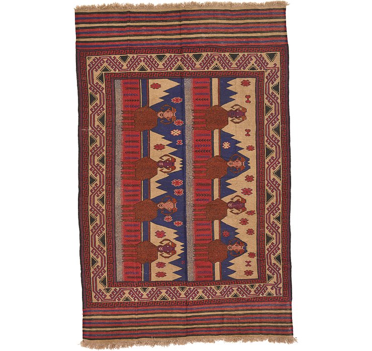 6' 2 x 9' 8 Sumak Rug