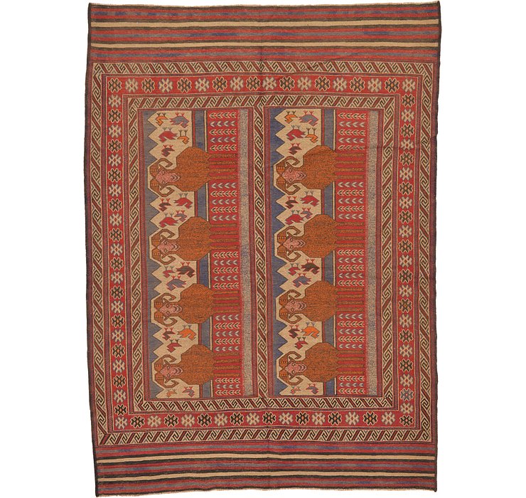 6' 9 x 9' 8 Sumak Rug