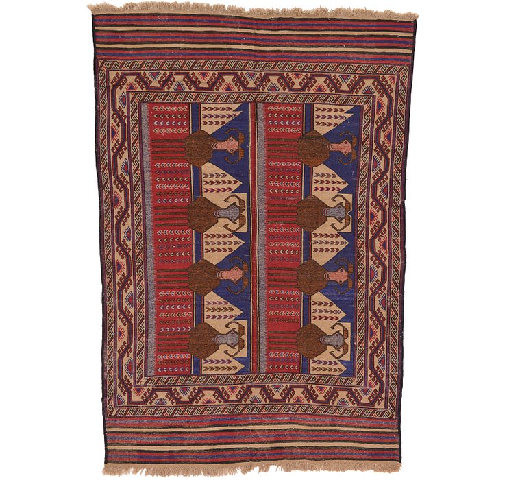 6' 5 x 9' 3 Sumak Rug