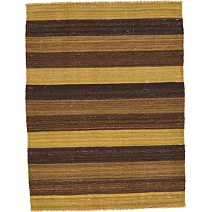 3' x 3' 11 Striped Modern Kilim Rug
