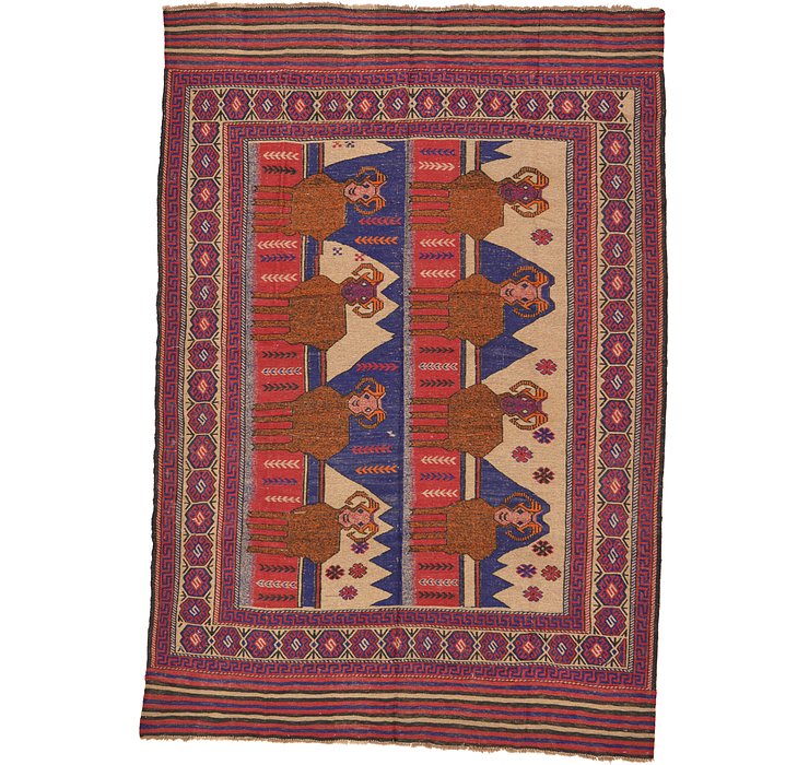 6' 5 x 9' 5 Sumak Rug