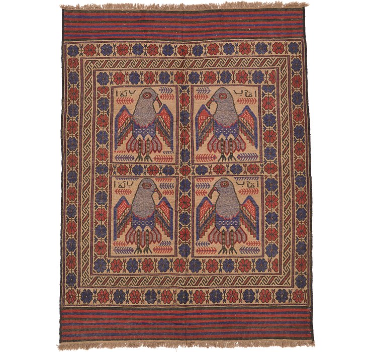 6' 5 x 8' 10 Sumak Rug