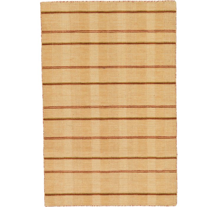 3' 10 x 5' 10 Loribaft Gabbeh Orienta...