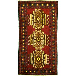 HandKnotted 3' 8 x 6' 11 Balouch Persian Rug