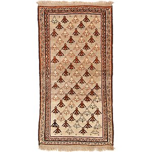 3' 5 x 6' 7 Ghashghaei Persian Rug