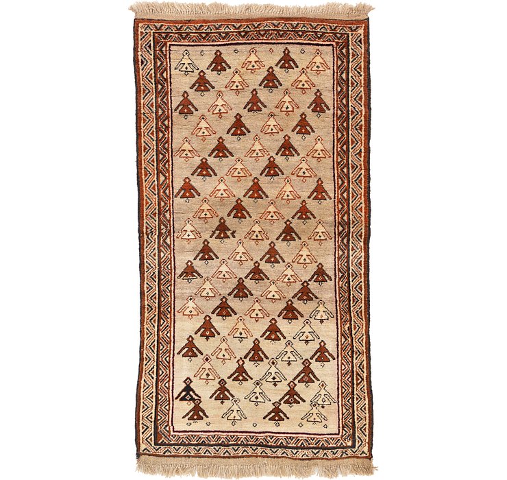 3' 5 x 6' 7 Ghashghaei Persian Rug