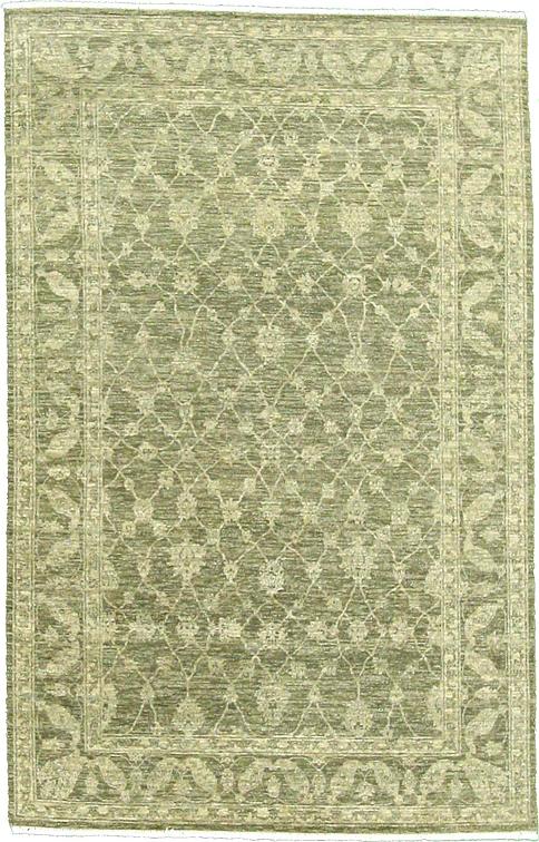 Light Green 5 4 X 8 Over Dyed Ziegler Oriental Rug Main Image Of Rug