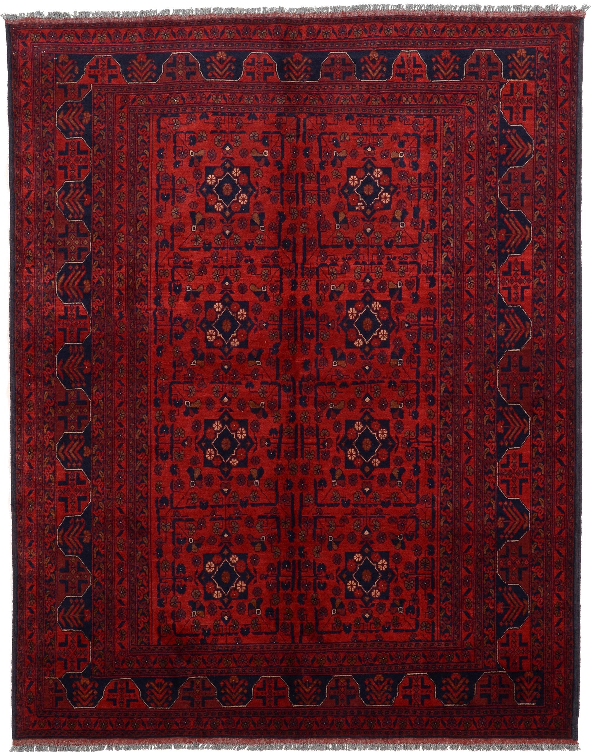 Red 5' 11 x 7' 7 Khal Mohammadi Oriental Rug iRugs UK