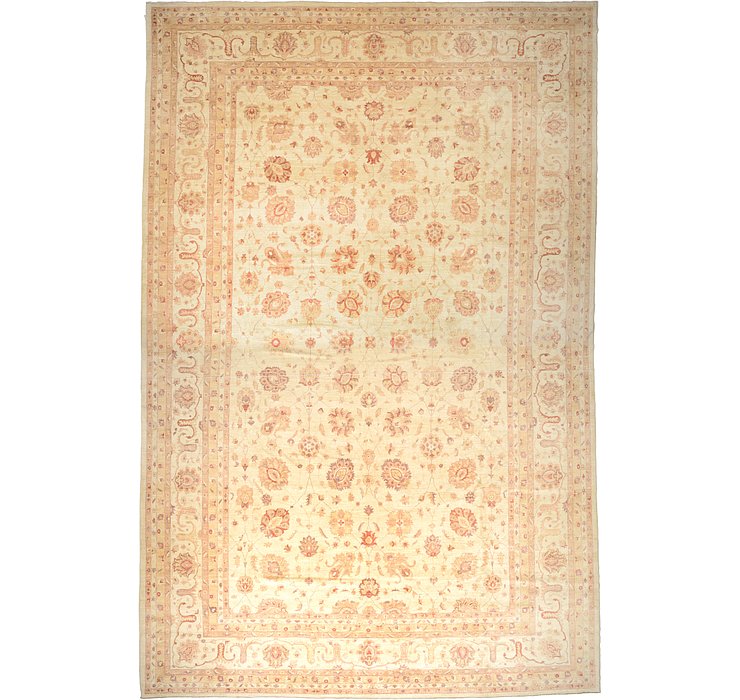 HandKnotted 16' 11 x 25' 6 Peshawar Ziegler Orient...