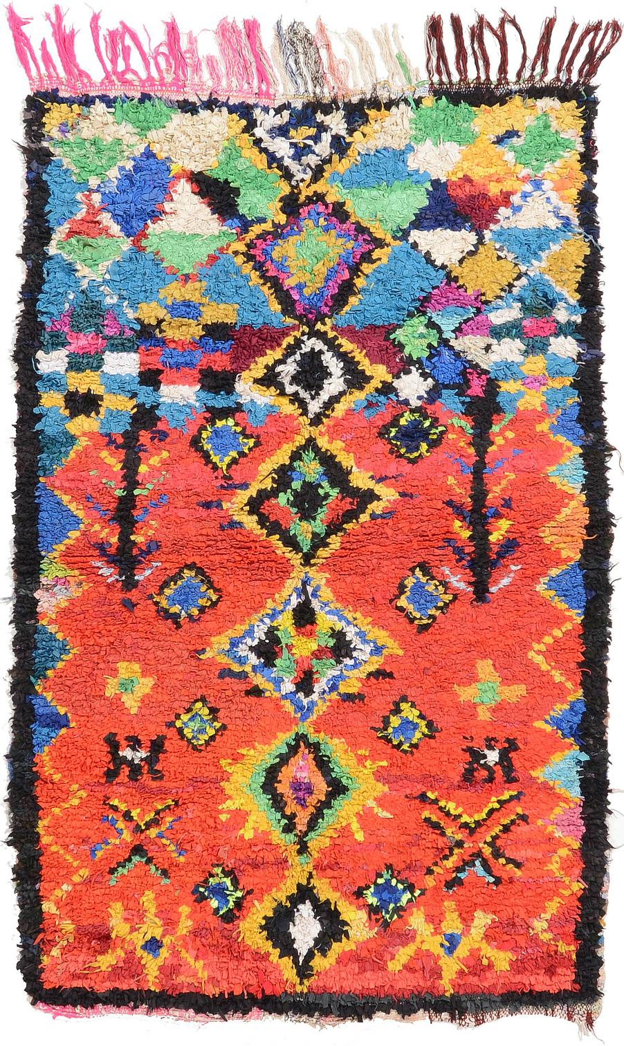 Rust Red 4' 2 x 6' 7 Moroccan Rug Oriental Rugs eSaleRugs