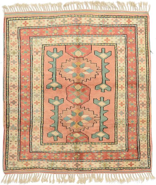 Peach 5 X 6 Kars Square Rug Oriental Rugs Erugs Main Image Of Rug