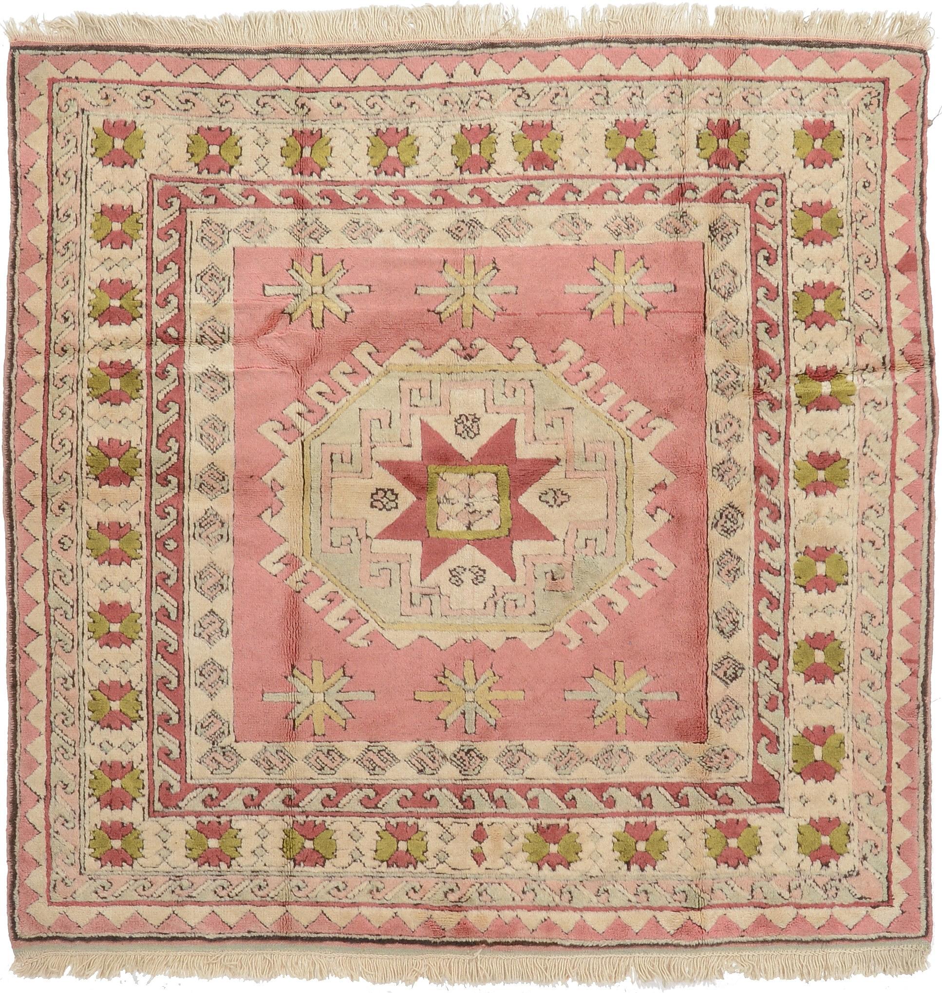 Pink 5 8 X Kars Square Rug Erugs 5 8 X Kars Square Rug