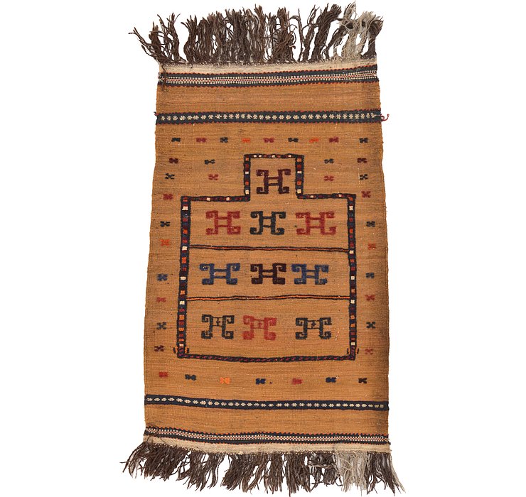 2' 8 x 4' 5 Kilim Afghan Rug
