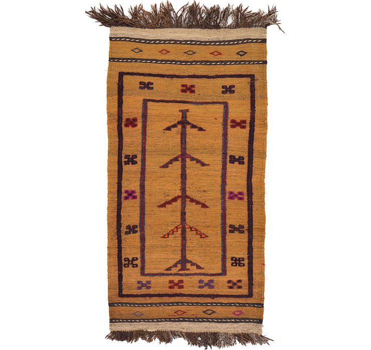 2' 3 x 4' 5 Kilim Afghan Rug