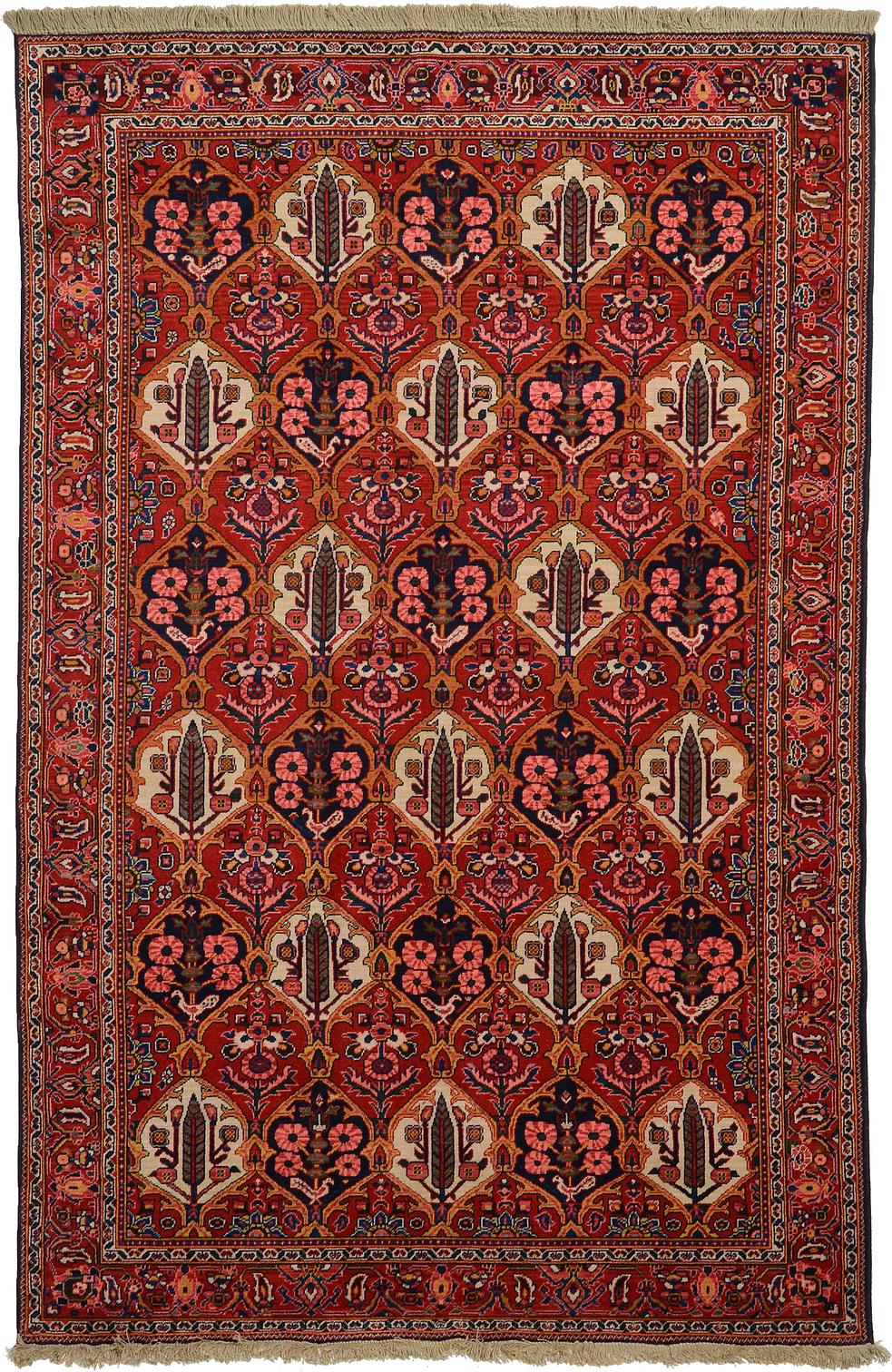 How Is A 2x3 Rug Designs Red 7 3 X 11 2 Bakhtiar Rug Area Rugs Erugs
