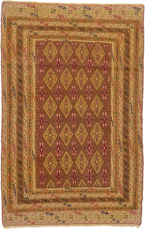 Gold 2 7 X 4 1 Sumak Rug Area Rugs Erugs