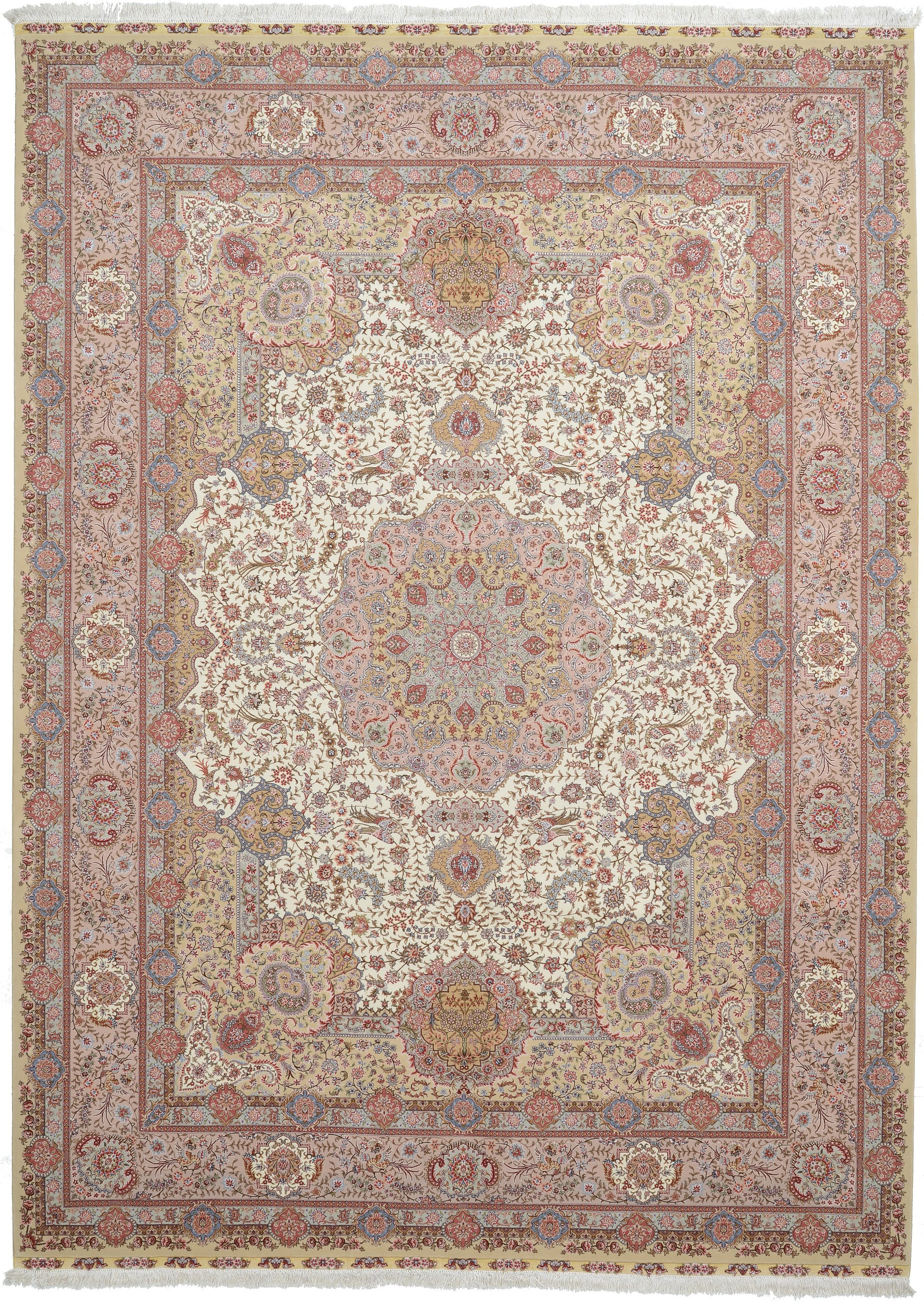 Ivory 8 6 X 11 9 Royal Tabriz Oriental Rug Rugs
