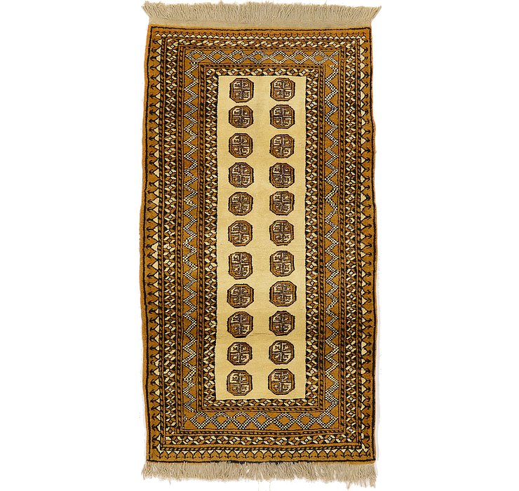 3' 6 x 6' 6 Bokhara Oriental Rug
