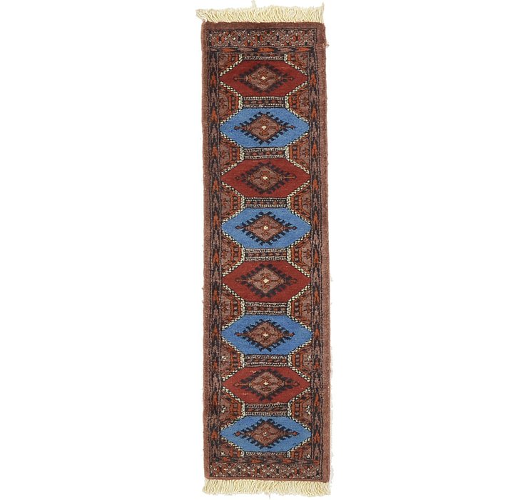 1' 1 x 4' Bokhara Oriental Runner...