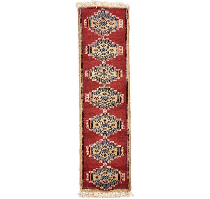 1' x 3' 8 Bokhara Oriental Runner...