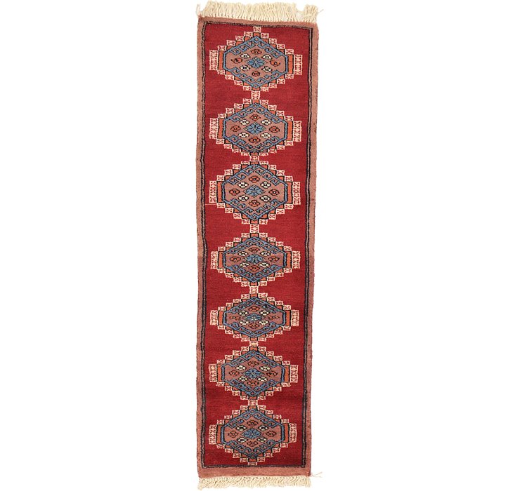 1' x 3' 8 Bokhara Oriental Runner...