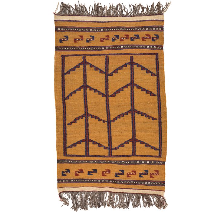2' 8 x 4' 1 Kilim Afghan Rug