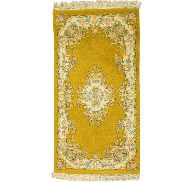 2' 4 x 4' 6 Carved Pekin Rug