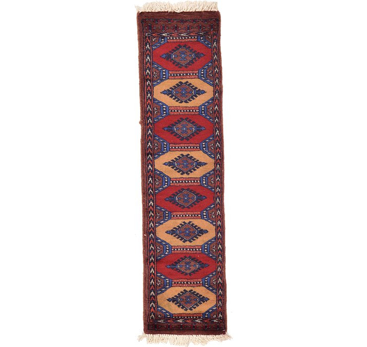 1' x 4' Bokhara Oriental Runner...