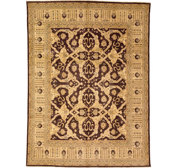8' 11 x 12' Peshawar Ziegler Orient...