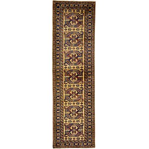 2' 9 x 9' 3 Kazak Oriental Runner Rug