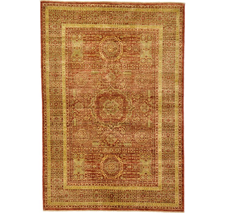 4' 1 x 5' 11 Mamluk Ziegler Oriental...